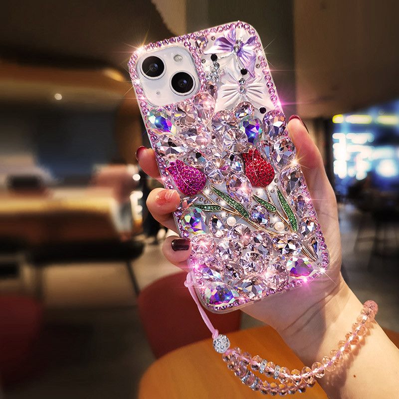 Pearl Blossom Crystal iPhone Case