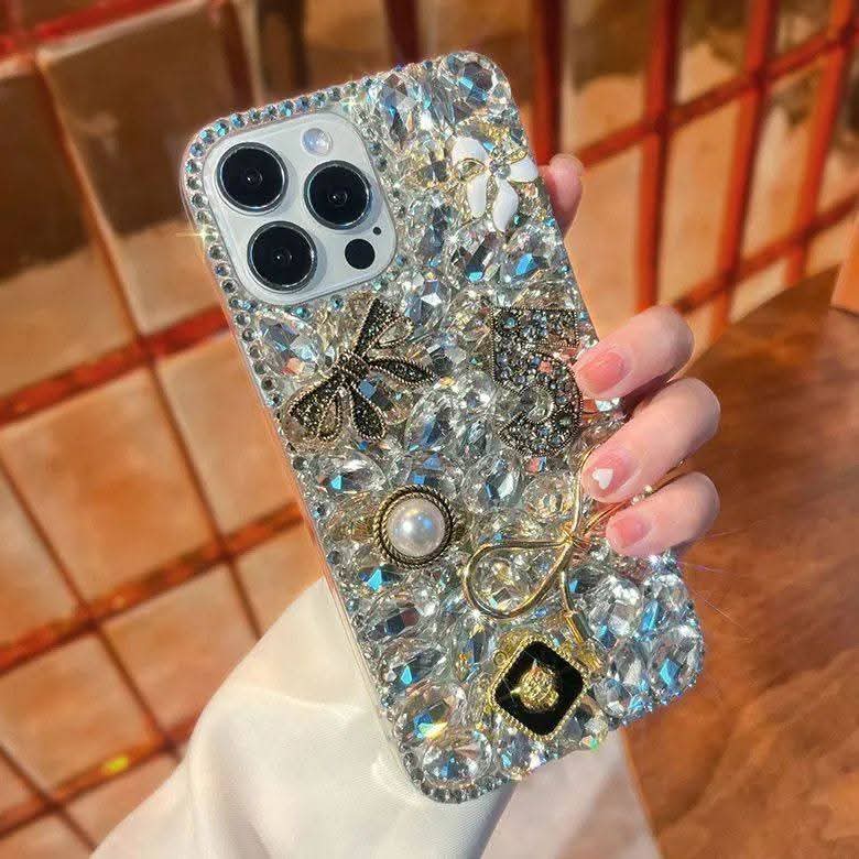 Luxury Crystal Butterfly Phone Case