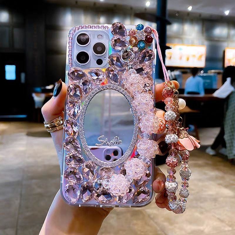 Pearl Blossom Crystal iPhone Case